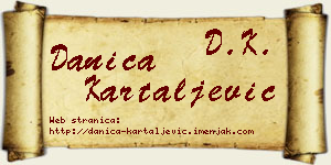 Danica Kartaljević vizit kartica